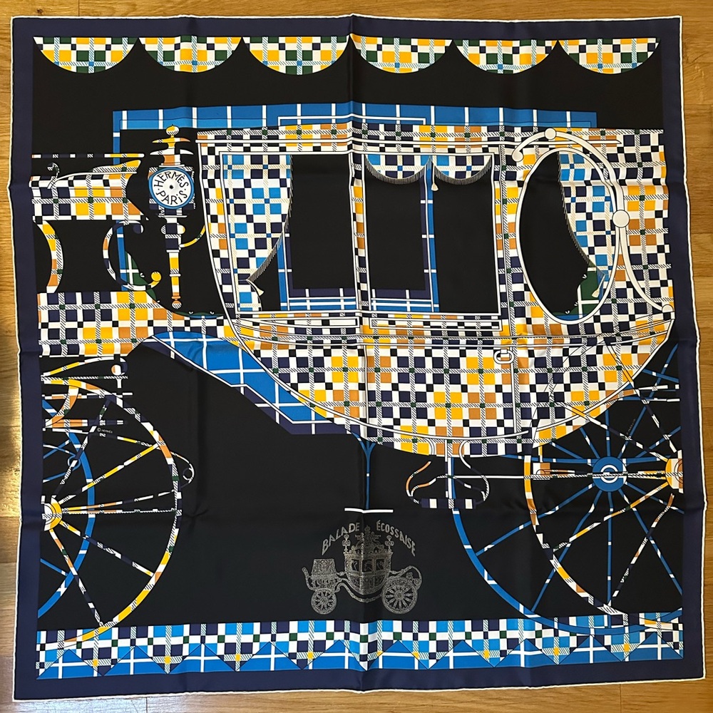 Hermes Scarf 90 Balade Ecossaise
